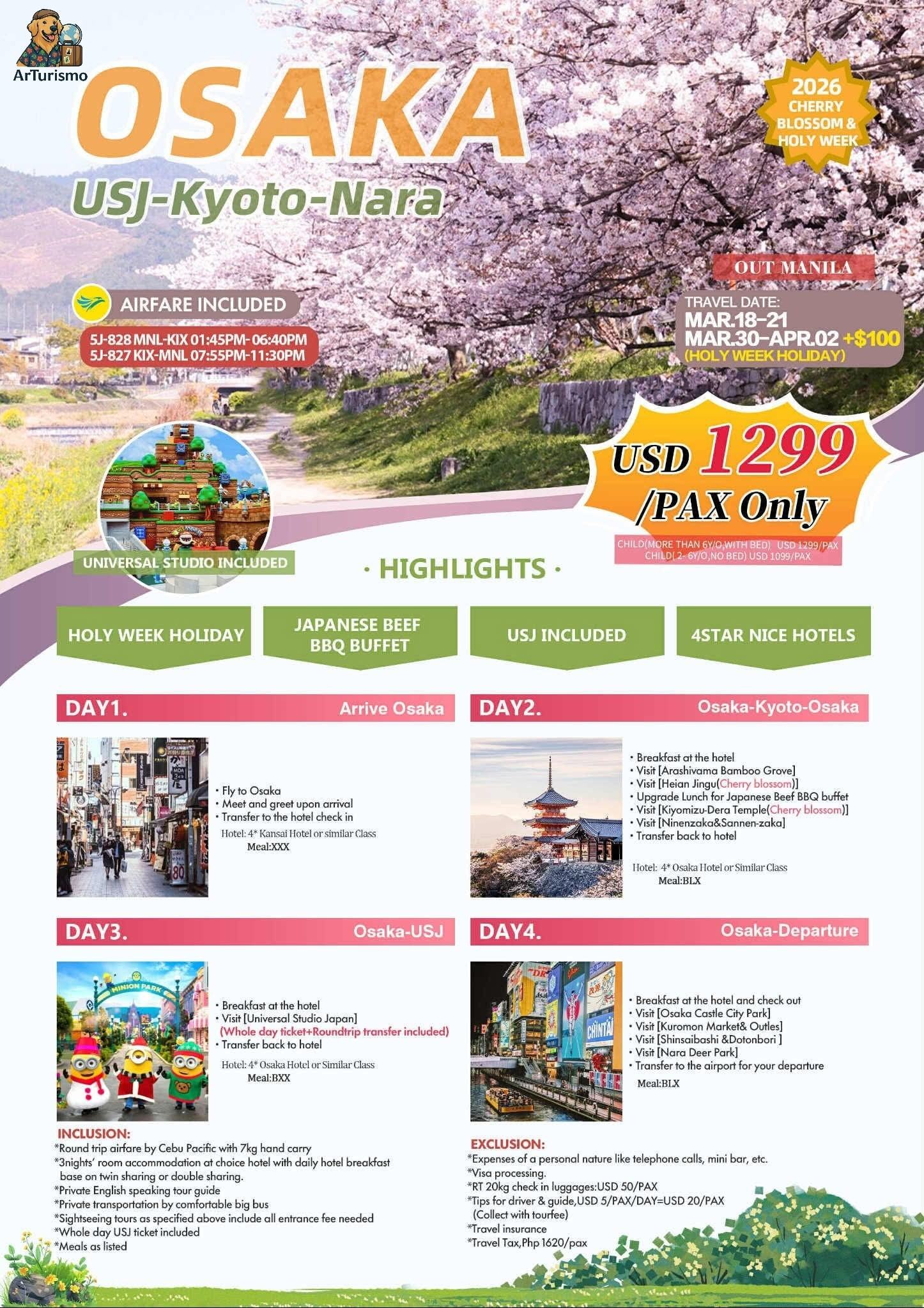 Kansai Tour Package